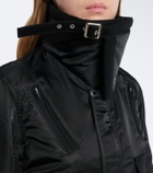 Sacai Wool-trimmed blouson jacket