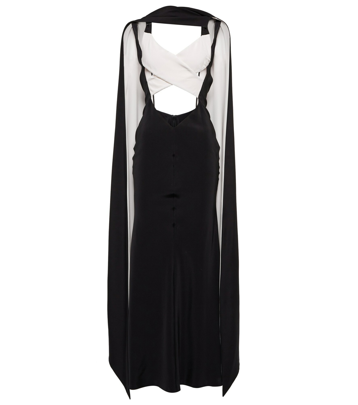Rodarte Bow-detail halterneck silk satin gown Rodarte