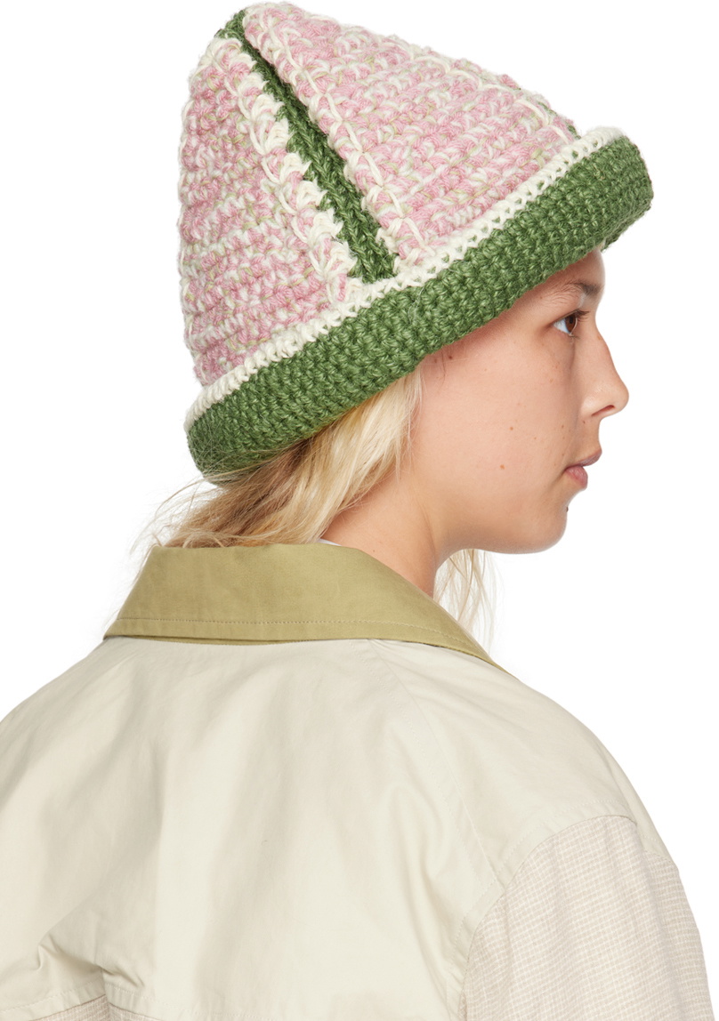 Nicholas Daley Multicolor Rolled Beanie Nicholas Daley