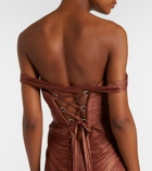 Maria Lucia Hohan Susie silk bustier gown
