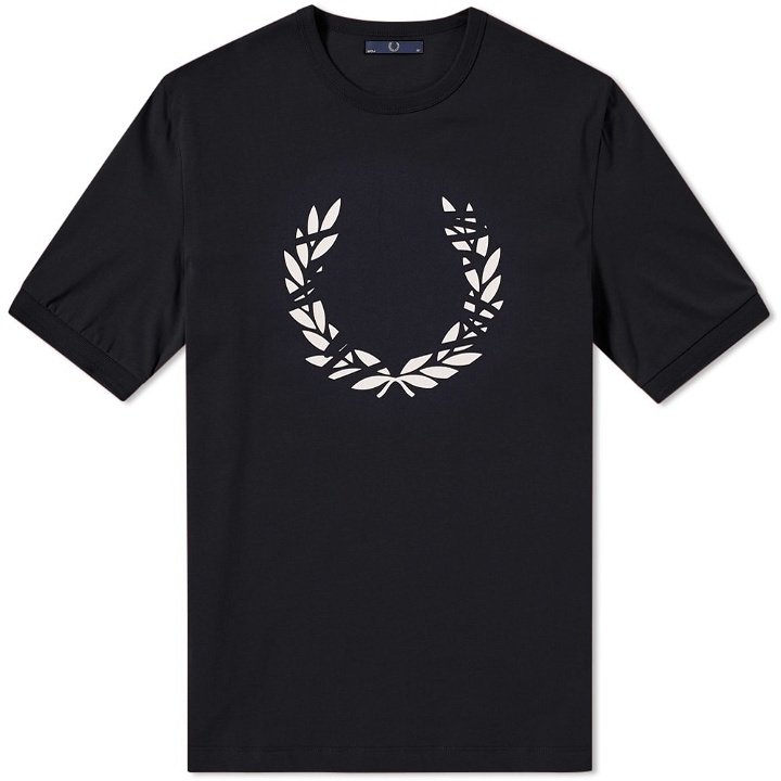 Photo: Fred Perry Laurel Scratched Printed Tee