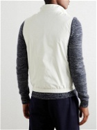 Kiton - Slim-Fit Reversible Shell and Jersey Gilet - White