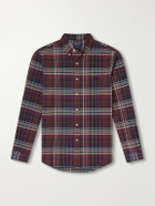 Polo Ralph Lauren - Button-Down Collar Logo-Embroidered Checked Cotton--Oxford Shirt - Red