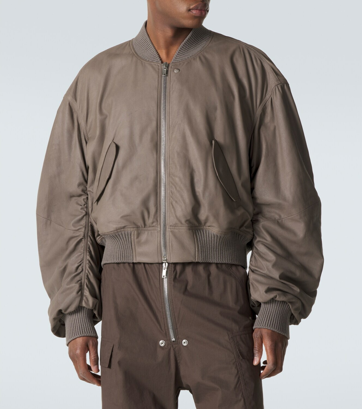 Rick Owens Secchia Flight leather bomber jacket Rick Owens