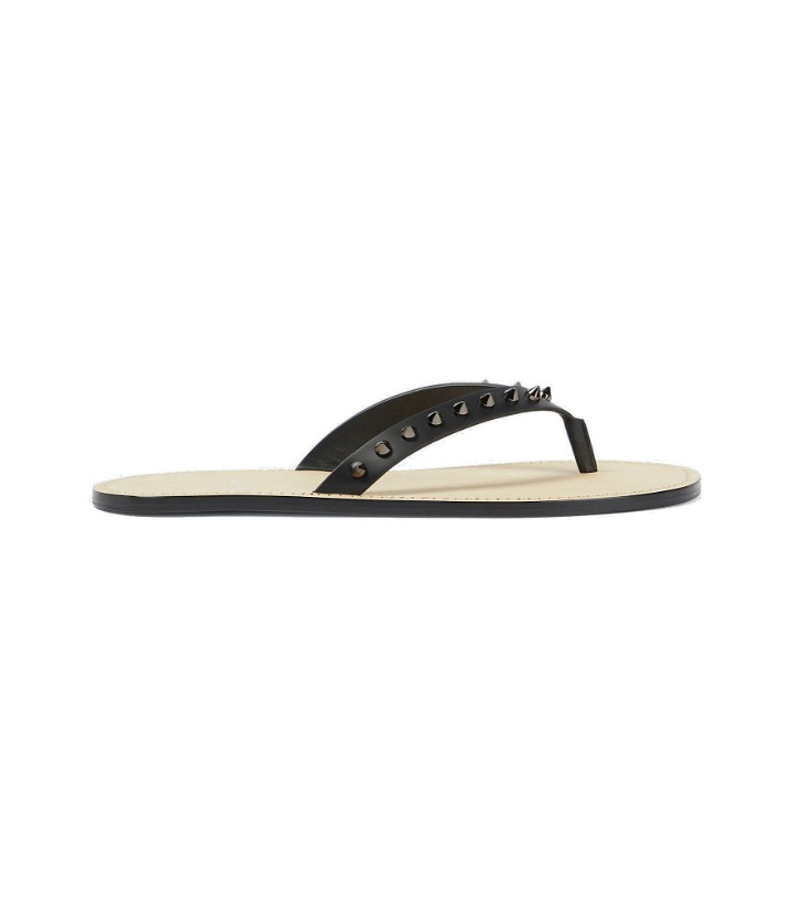 Photo: Christian Louboutin - Louloulight leather thong sandals