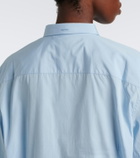Prada Oversized cotton poplin shirt