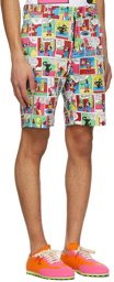 Moschino Multicolor Cotton Shorts