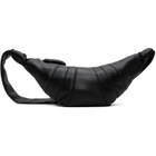 LEMAIRE Black Small Croissant Leather Bag