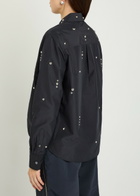 3.1 Phillip Lim Stud-embellished Cotton-blend Shirt Black