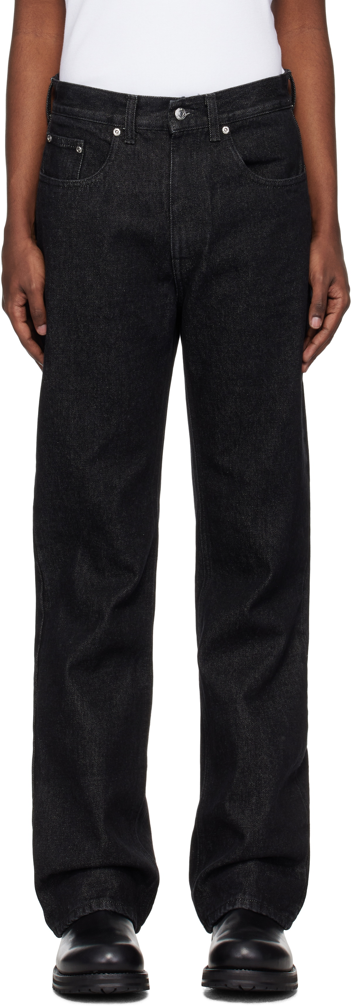 Second/Layer SSENSE Exclusive Black Big Papi Jeans Second/Layer