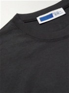 AFFIX - Standardised Logo-Print Organic Cotton-Jersey T-Shirt - Black