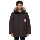 Canada Goose Black Down and Fur Expedition Parka