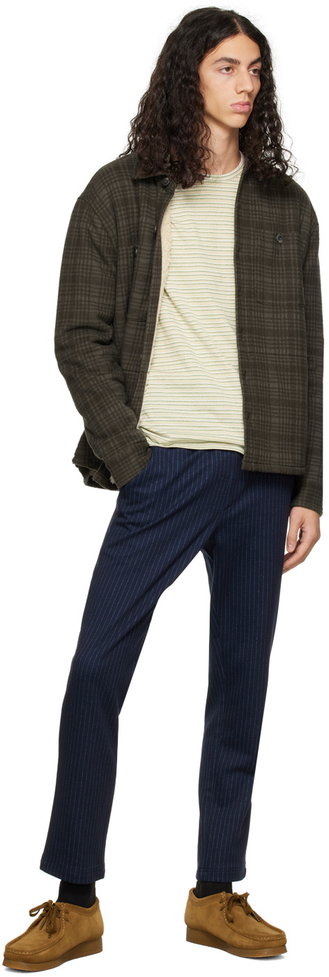 3953 Khaki Check Coat