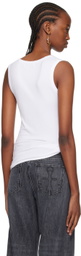 AMBUSH White Heart Shape Tank Top