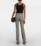 Altuzarra - Serge checked wool bootcut pants