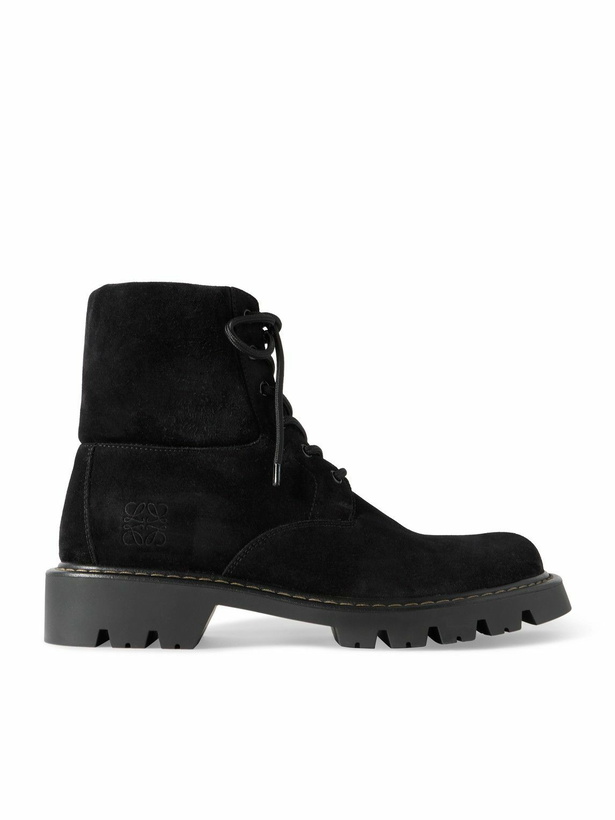 Photo: LOEWE - Sierra Suede Boots - Black