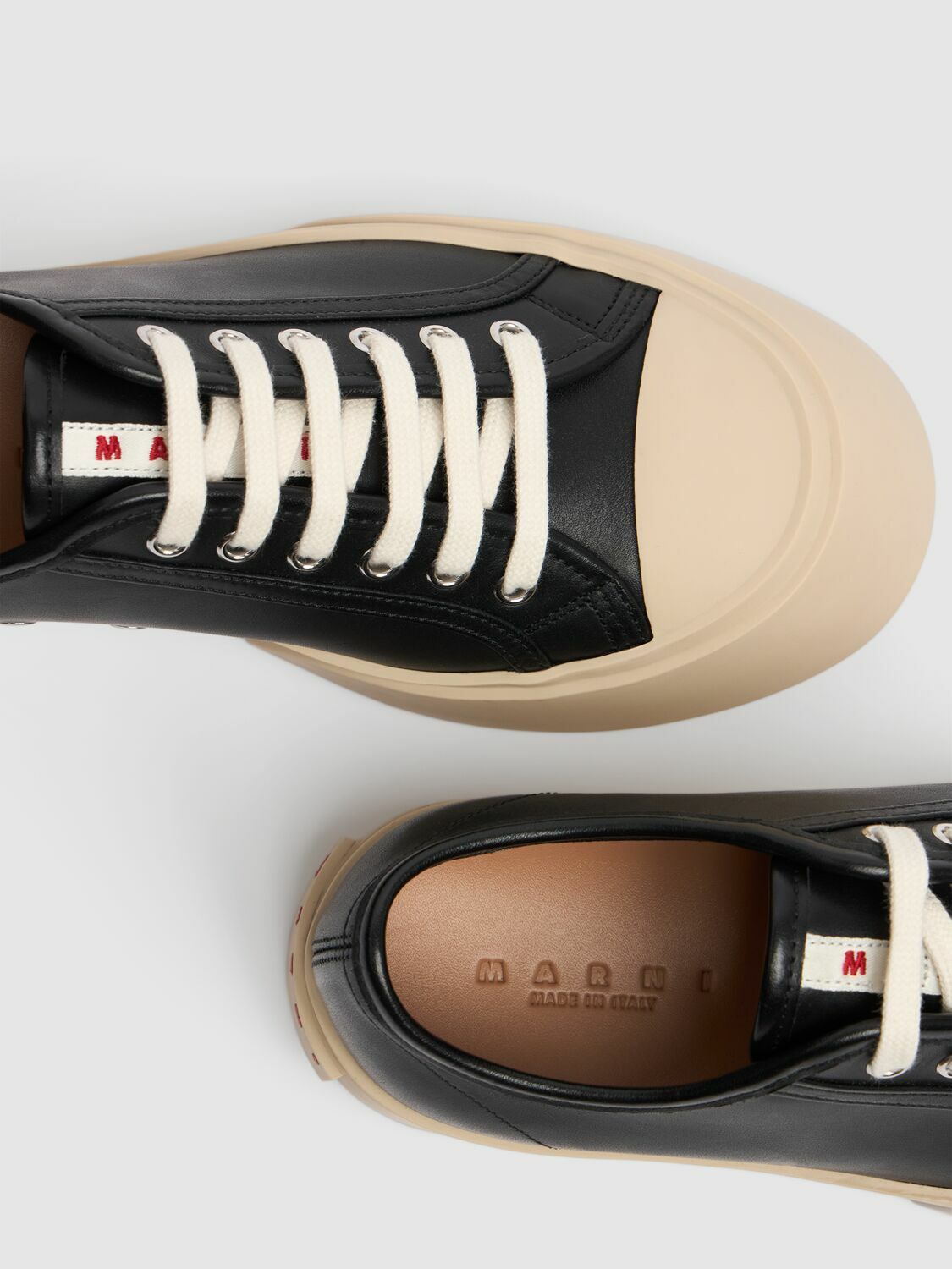 スニーカー MARNI Dot print leather low top sneakers Authentic Marni PATENT LEATHER GOOEY LOW-TOP SNEAKER Size 42