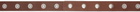 Rick Owens Brown Porterville Snap Belt