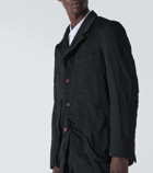 Comme des Garçons Homme Deux Layered striped satin blazer