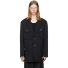 Y-3 Black Sport Uniform Chore Jacket