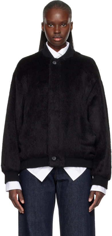 Photo: Lauren Manoogian Black Suri Bomber Jacket