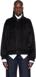 Lauren Manoogian Black Suri Bomber Jacket
