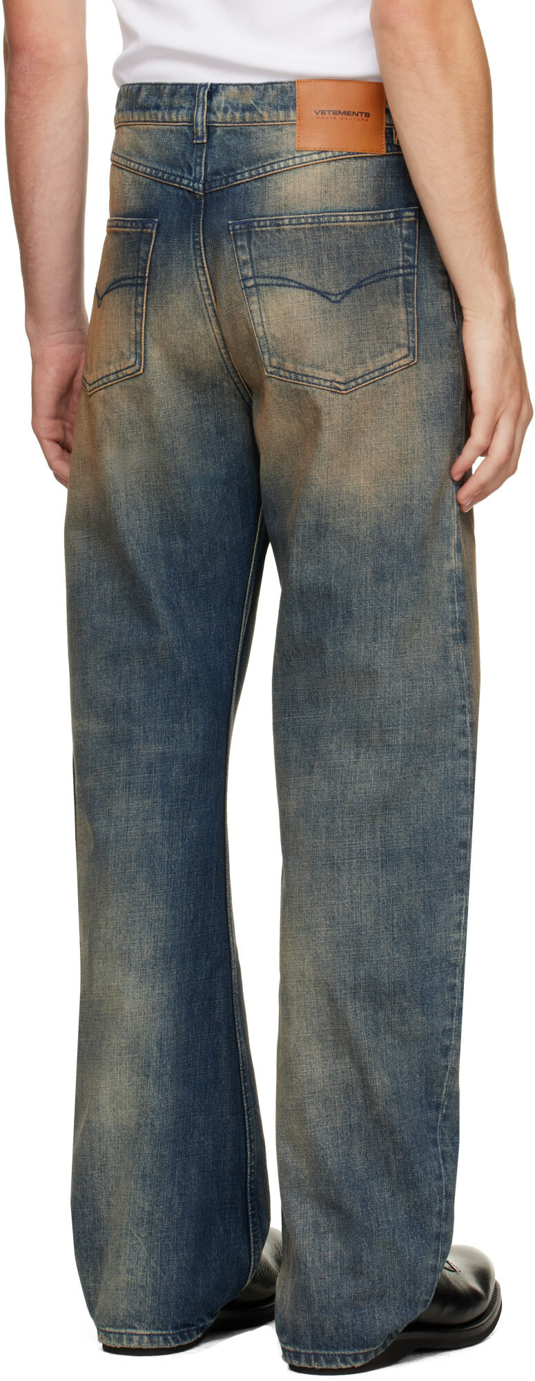 VETEMENTS Blue O-Leg Jeans