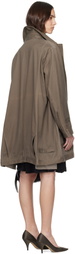 HODAKOVA Upside Down Chino Trench Coat