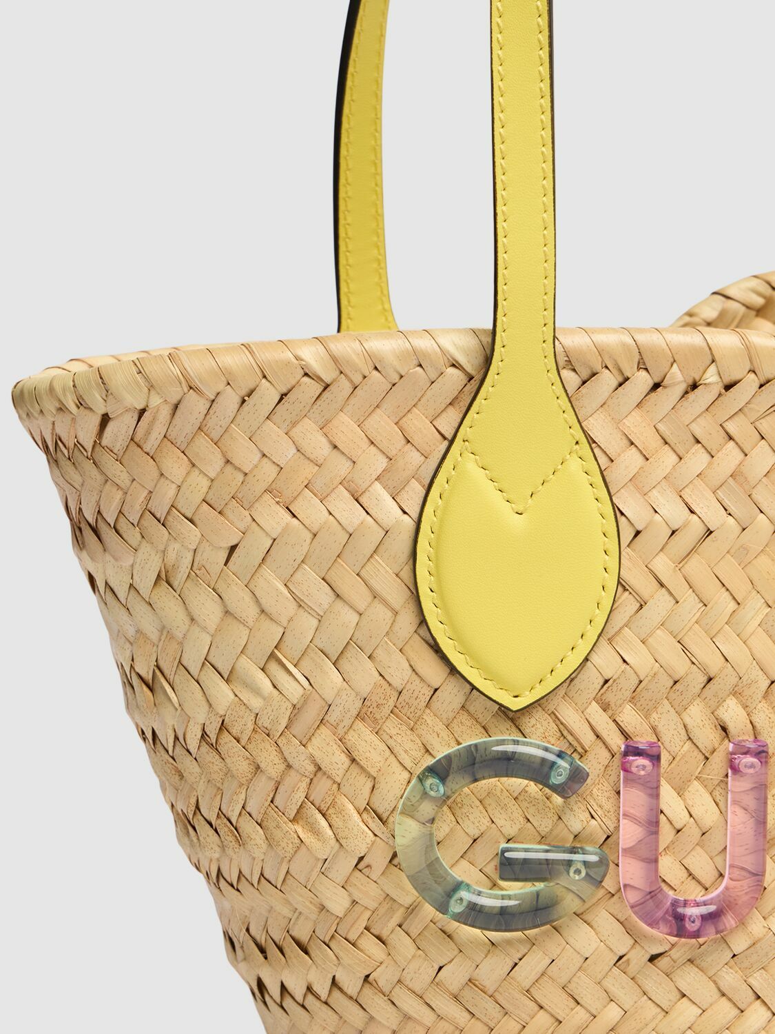GUCCI Summer Raffia Tote Bag