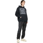 Rhude Black Scribble Hoodie