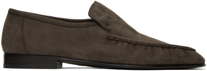 Photo: The Row Brown Emerson Loafers