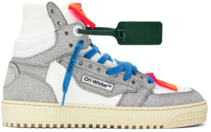 Photo: Off-White Off-White & Silver Off-Court 3.0 Sneakers