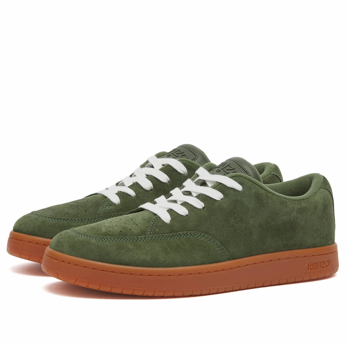 Kenzo Men's Dome Low Top Sneaker in Green