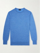 William Lockie - Merino Wool Sweater - Blue