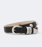 Déhanche Hollyhock embellished leather belt