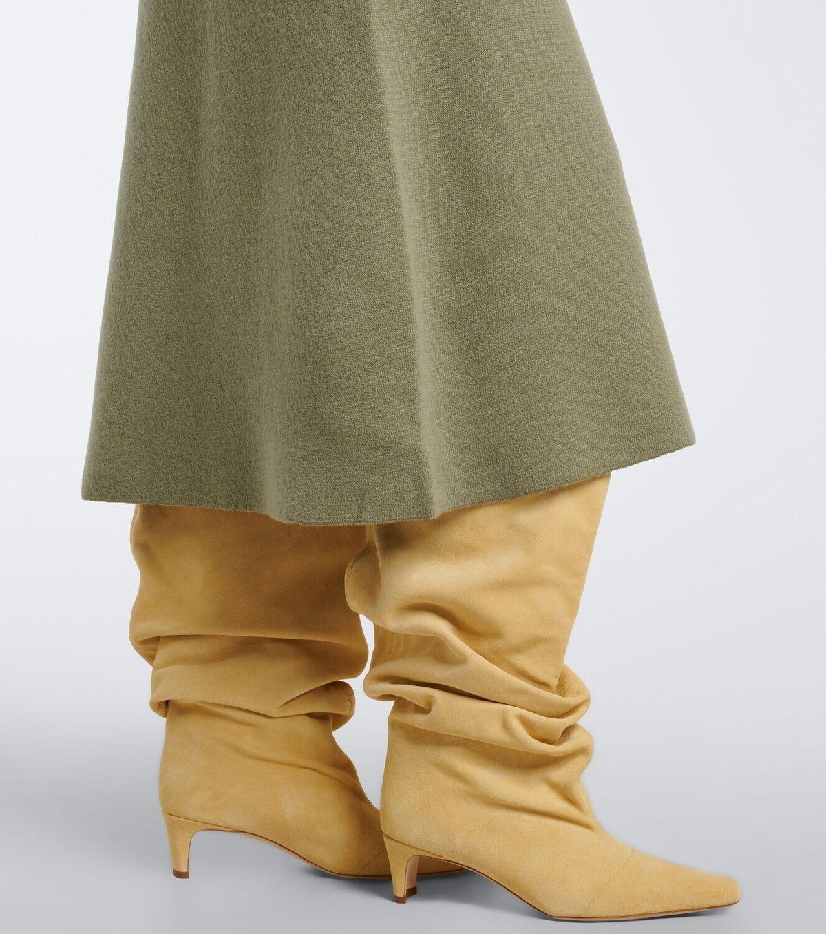 Staud Wally suede mid-calf boots