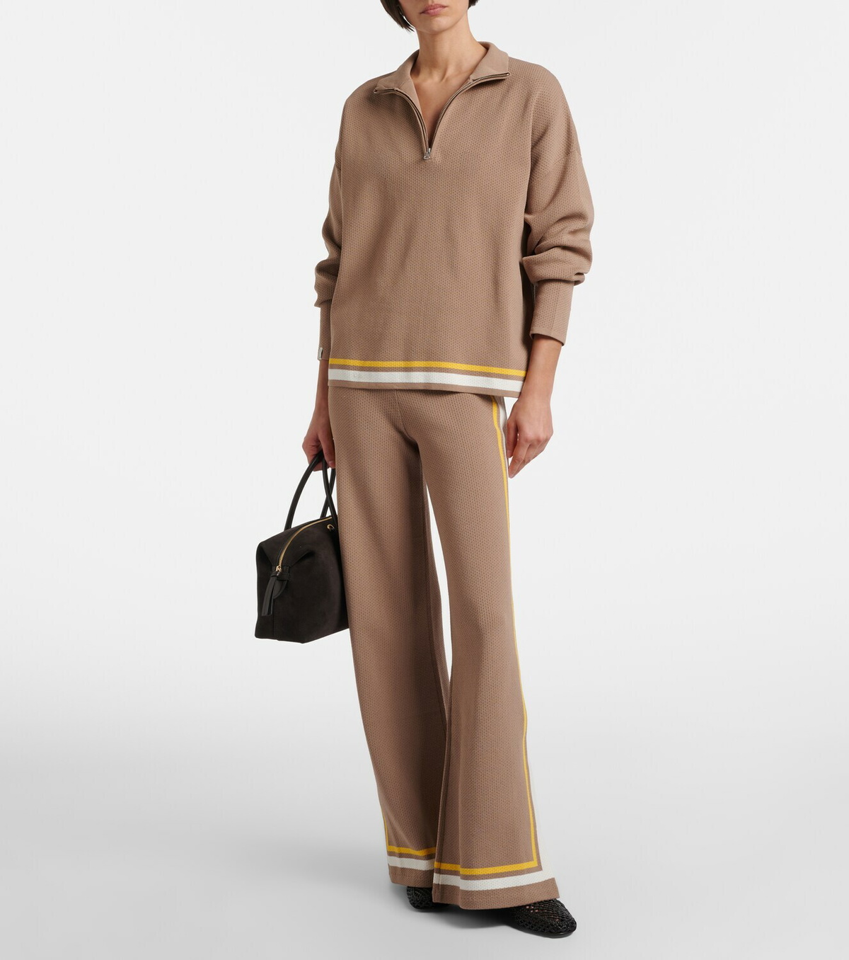 The Upside Veneto Kansas knitted wide-leg pants
