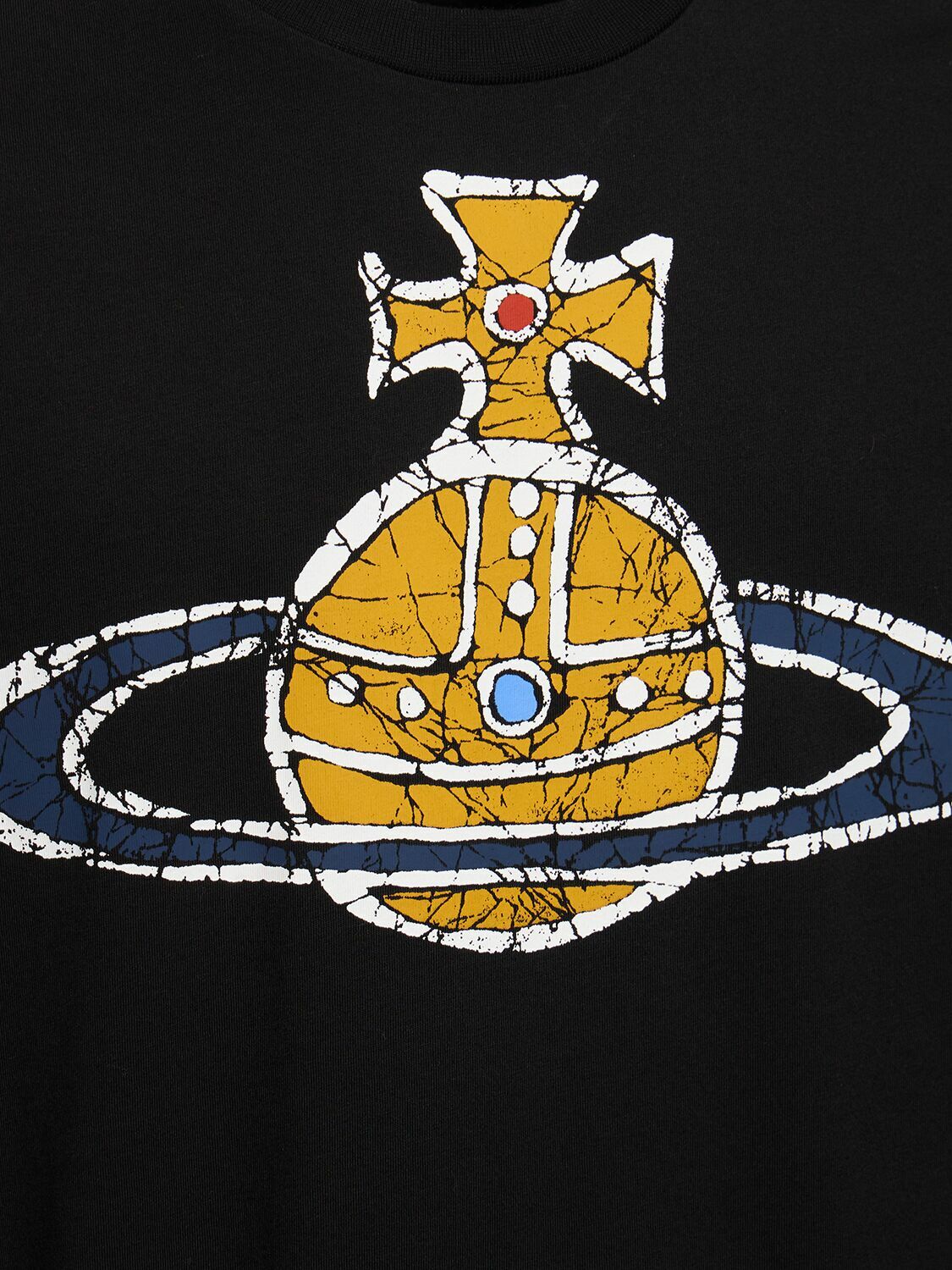 VIVIENNE WESTWOOD - Logo Print Cotton Jersey T-shirt