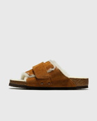 Birkenstock Kyoto Shearling Vl Mink Laf Brown - Mens - Sandals & Slides