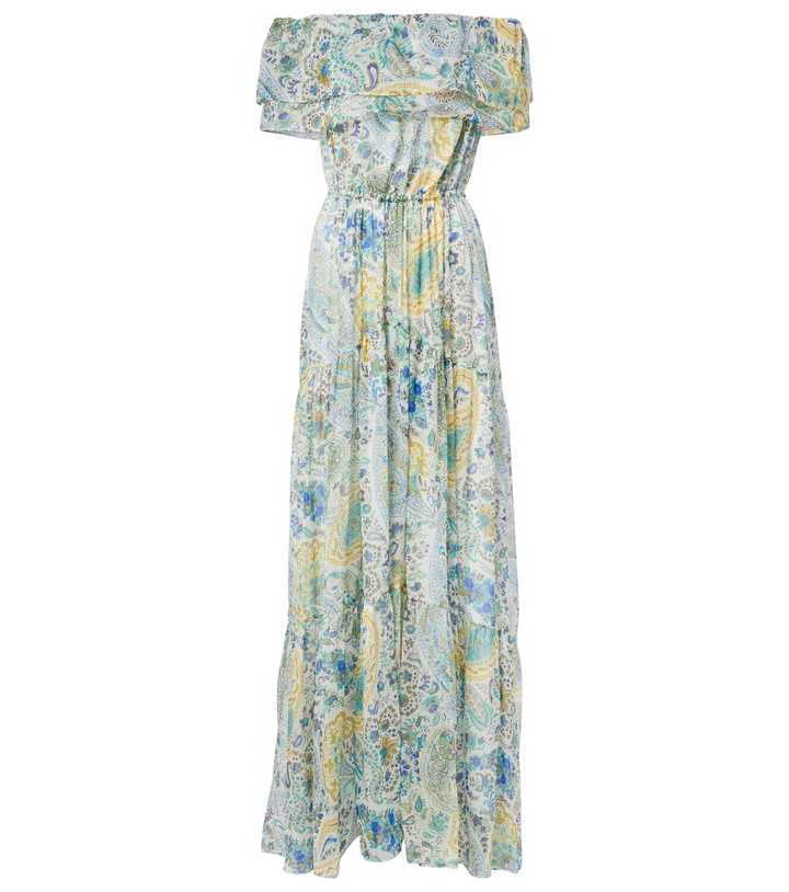 Photo: Etro Paisley silk chiffon maxi dress