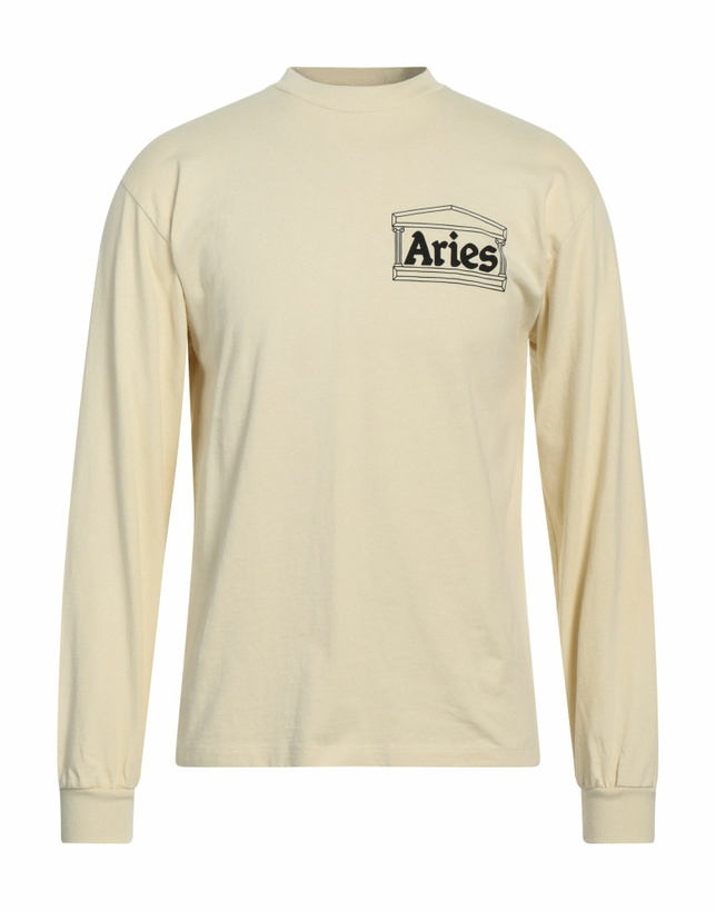 Photo: Aries Mens T-shirt Cream