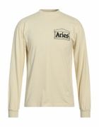 Aries Mens T-shirt Cream