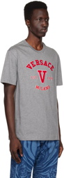 Versace Gray Varsity T-Shirt