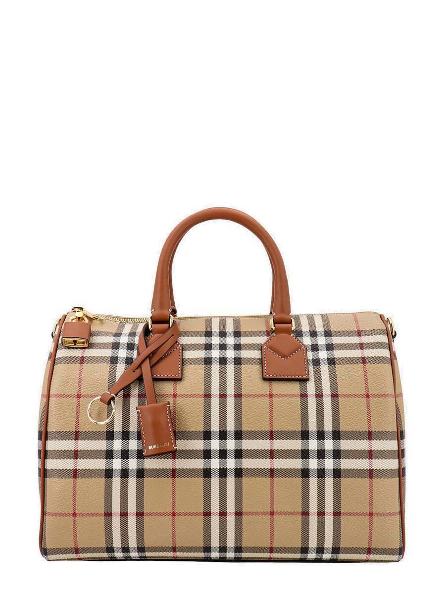 24AW new/Burberry チェックジャカードバケットバッグ Bag Beige 24AW new/Burberry チェックバックパック Bagpack Beige