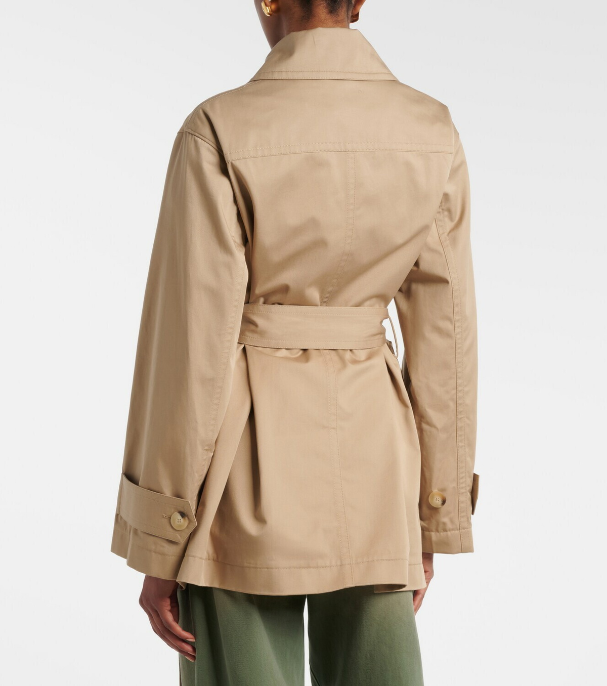 Joseph Shama cotton trench coat