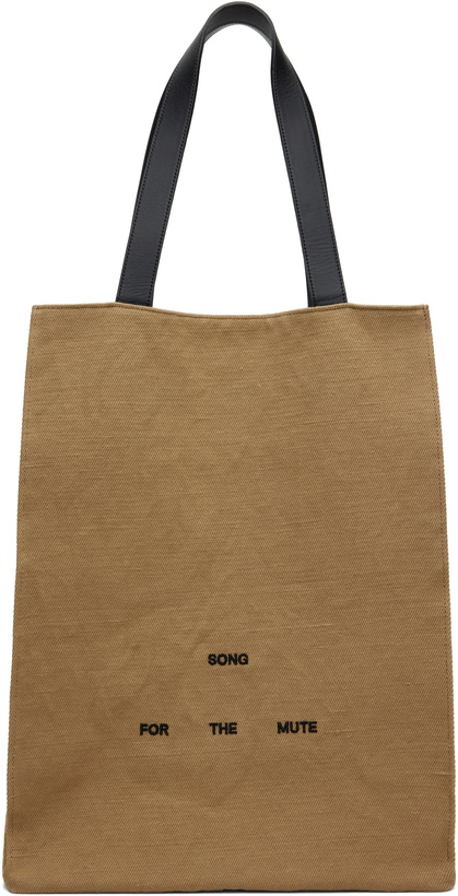 Photo: Song for the Mute Beige Large Tote