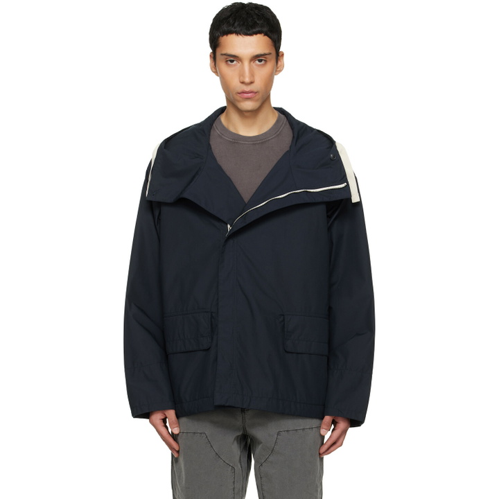 Photo: nanamica Navy Hooded Deck Jacket