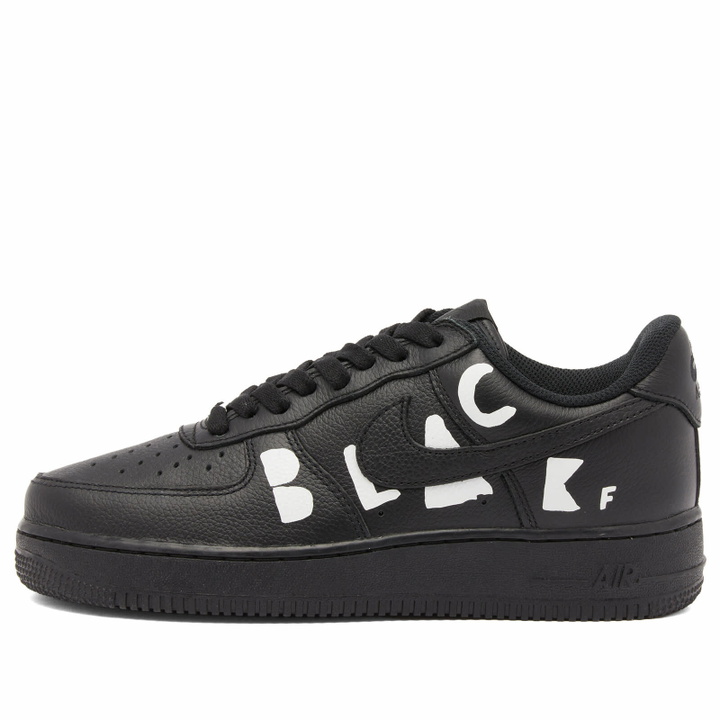 Photo: Comme des Garçons Men's CDG x Nike Air Force 1 Low Retro SP Sneaker in Black