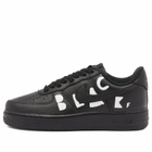 Comme des Garçons Men's CDG x Nike Air Force 1 Low Retro SP Sneaker in Black