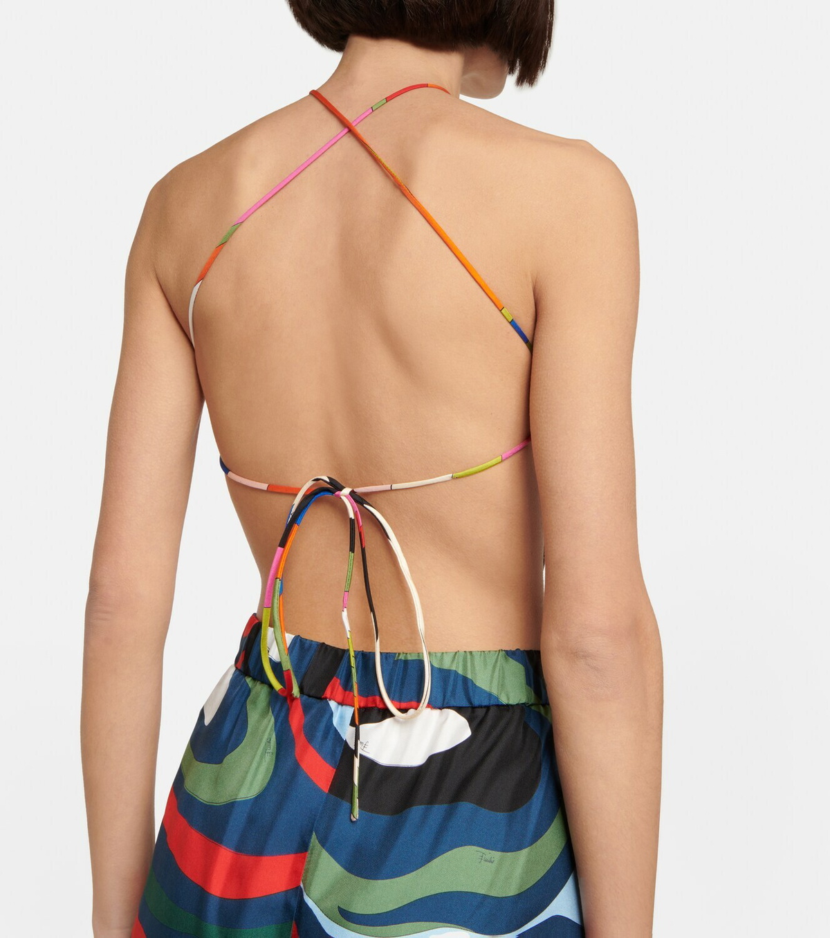 Pucci Cotton poplin crop top Emilio Pucci